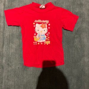 hello kitty hawaiian baby tee y2k 2000s